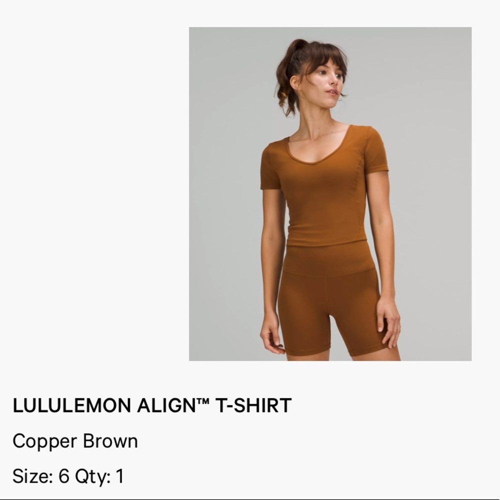 Lululemon align top in excellent condition with no flaws! Size 6